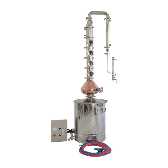 150L tank with ss304 reflux column