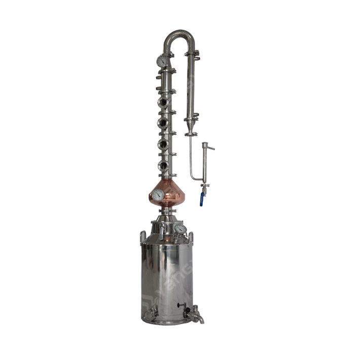 50L tank with reflux column