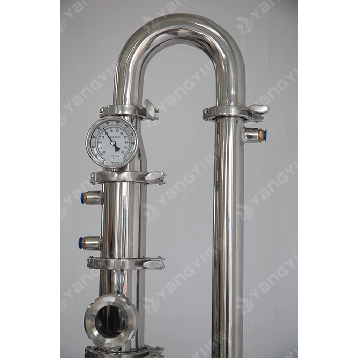 50L tank with reflux column