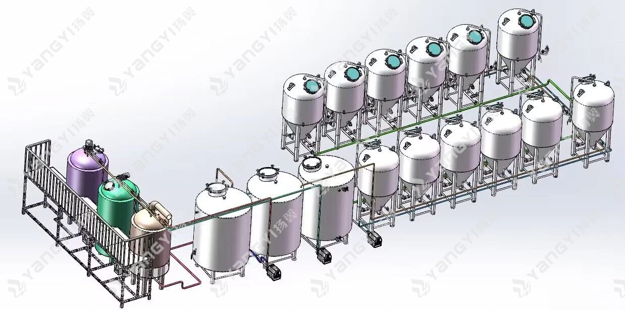 Commercial Brewery Equipment System